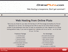 Tablet Screenshot of onlinepluto.com